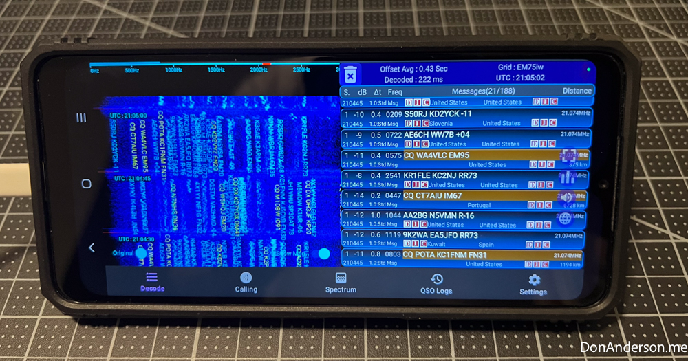 Portable Android Device for HAM Radio